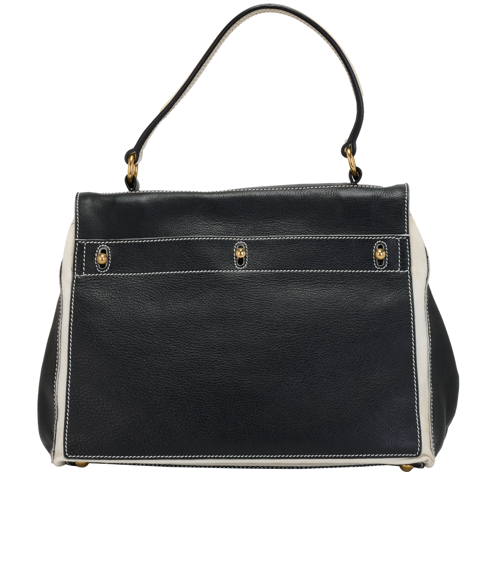 Muse 2, &pound;395, Handbags, Black, Leather, Back view